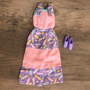 1993 Mattel Barbie My First Fashions Crayon Jumper